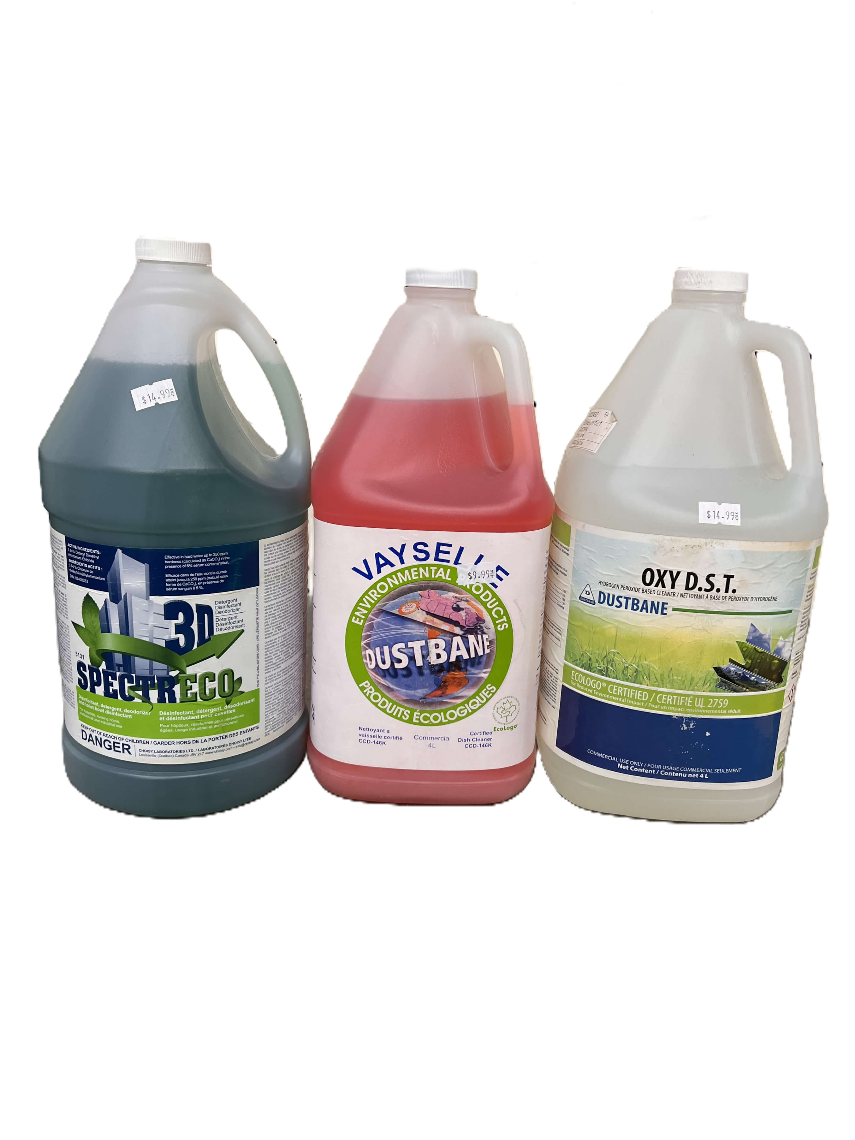 Lot de produit nettoyant pour la maison